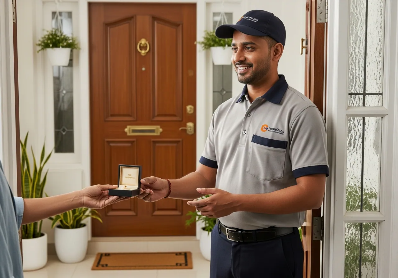 Home delivery of MMTC-PAMP gold and silver products by Rithika Gold Kukatpally Hyderabad